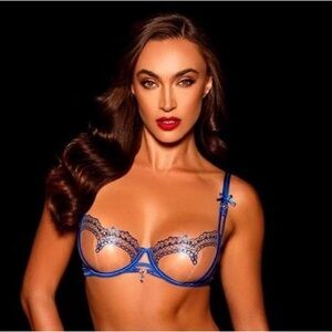 Honey Birdette 38H Blue Romy Bra